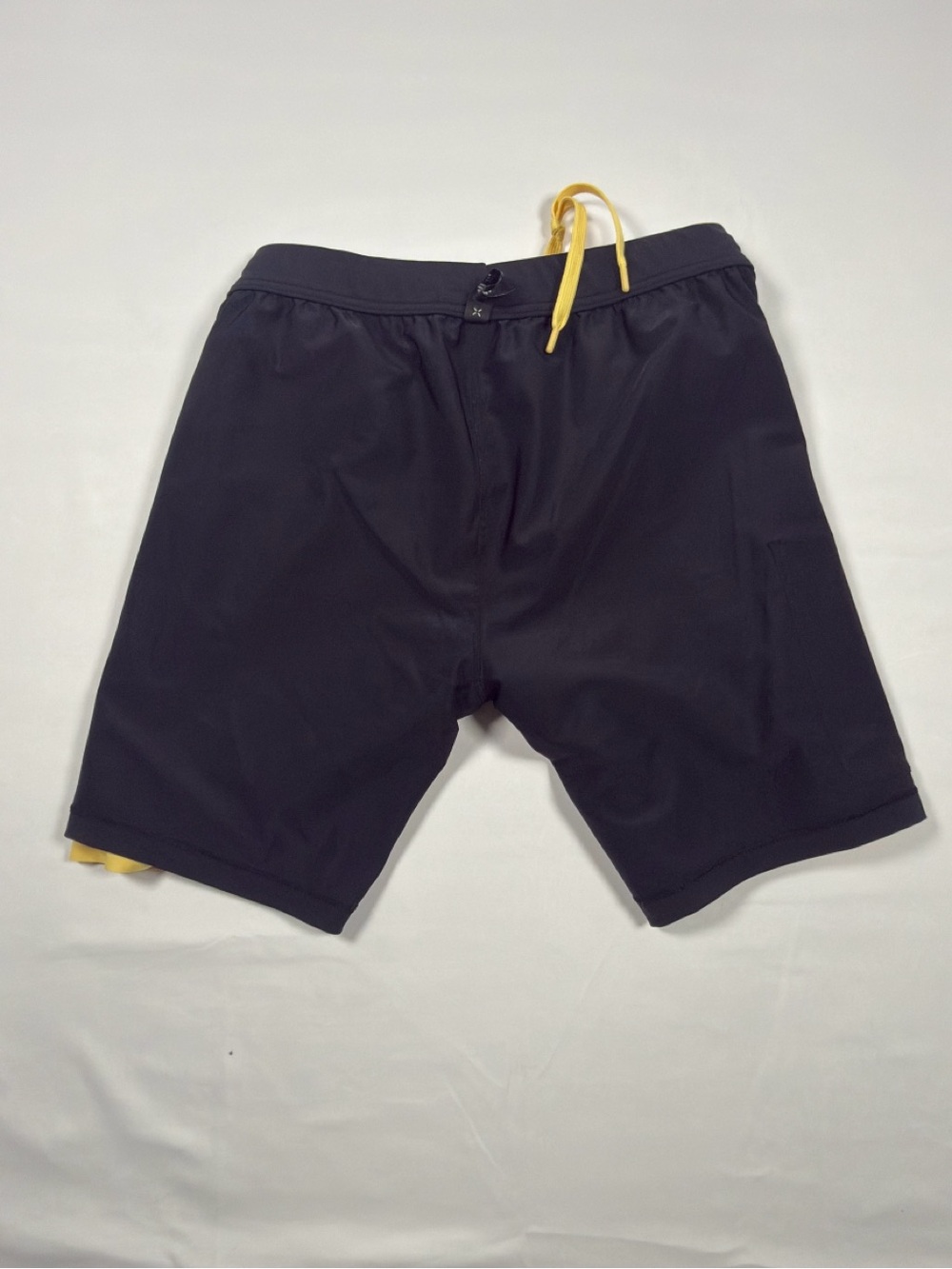 Ten Thousand Yellow Interval Shorts with Black Waistband and Liner - Picture 5 of 8